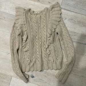 Ruffle sweater